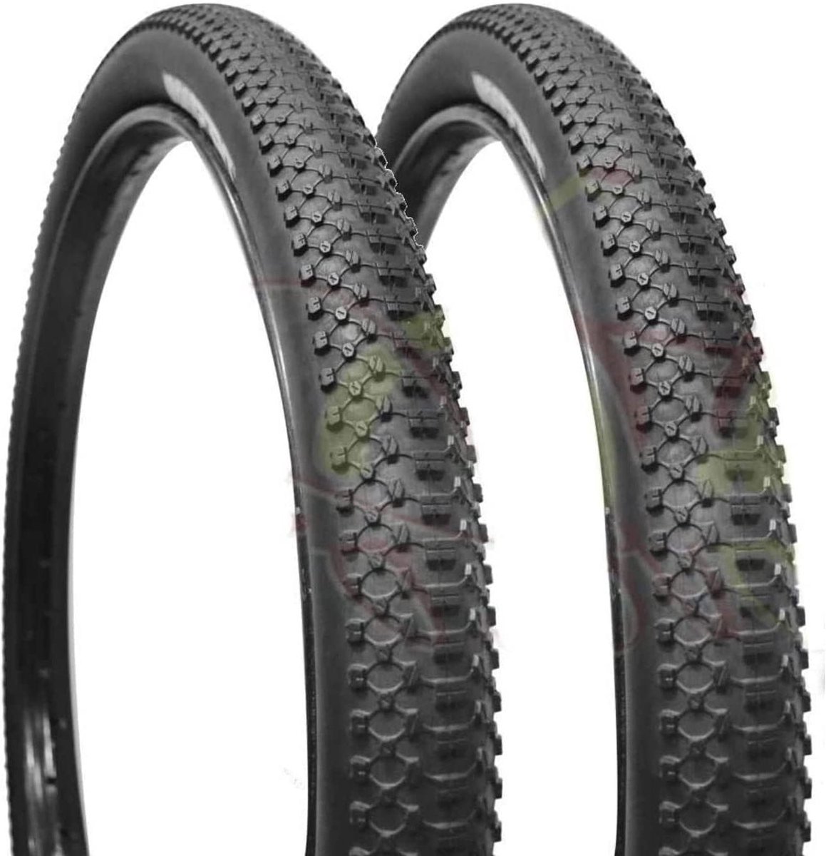 Fietsbanden Set - Banden Mountainbike - Banden Vervangen - Massief Rubber - 27.5 x 2.10 - Zwart