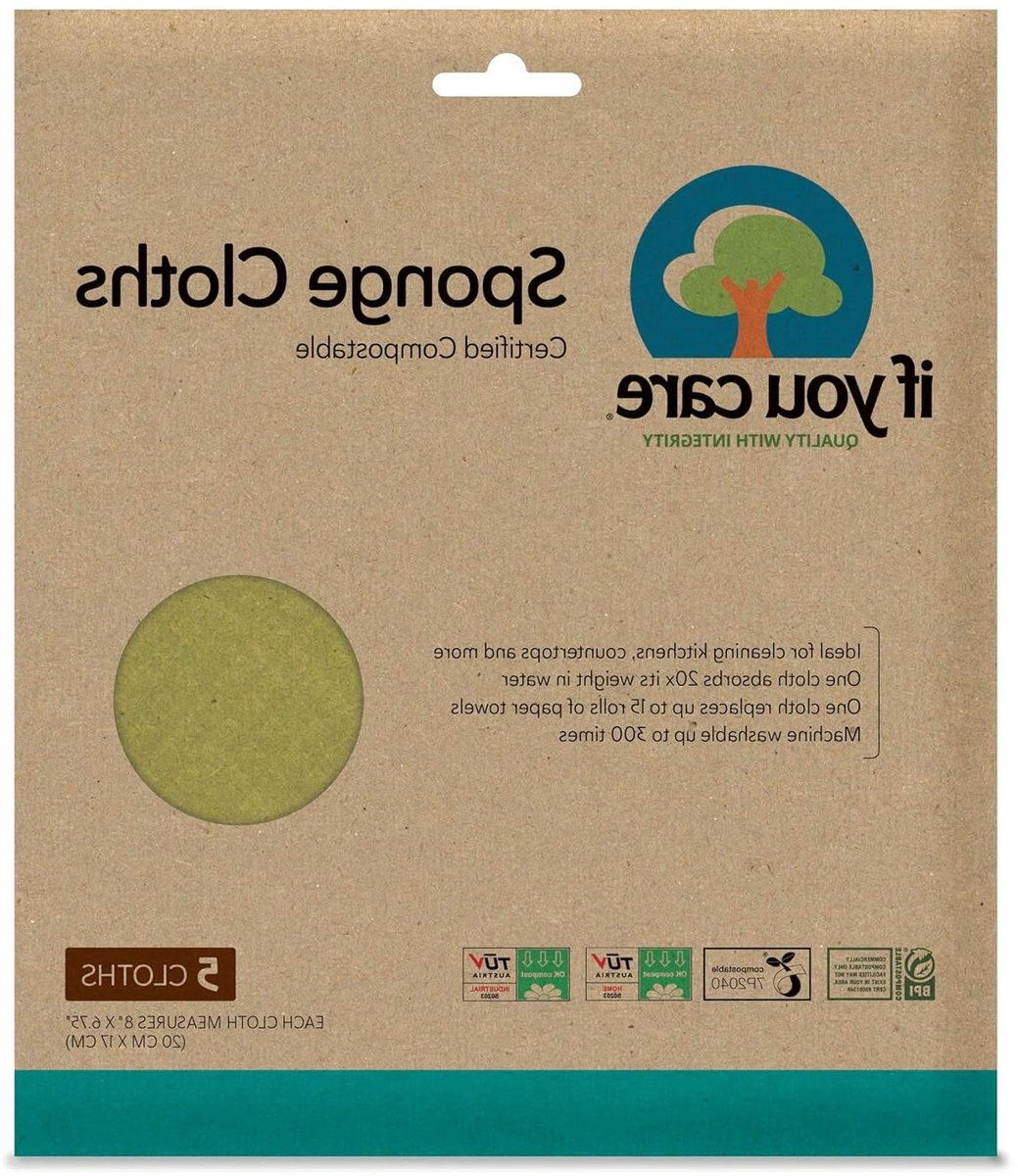 Sponsdoeken - Natuurlijke doeken - Auto poetsen - 100% Natuurlijk materiaal - 5 stuks - Geel