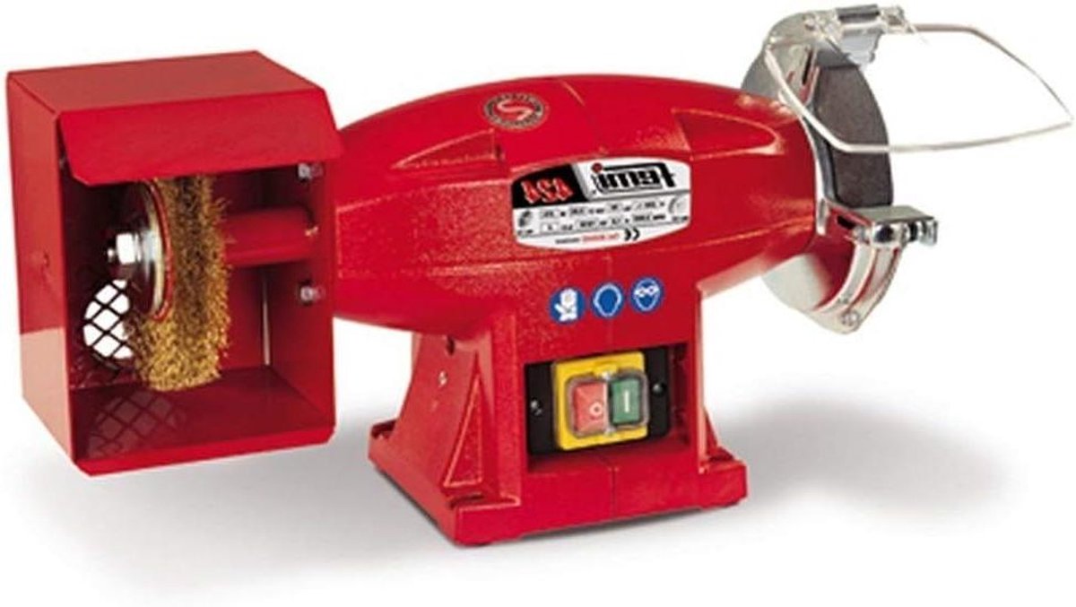 Dubbele Slijpmachine - Combinatieslijper Polijstmachine - Metaal Bewerken - Gecombineerde Muela Cepillo - 150 mm - Zwart