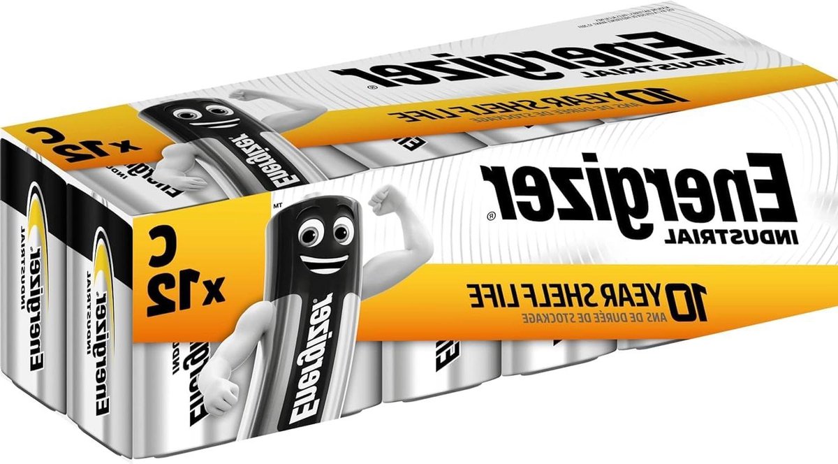 Batterijen C LR14 - Baby Batterijen - Apparaten Voeden - Alkaline Technologie - 12 stuks - Zilver