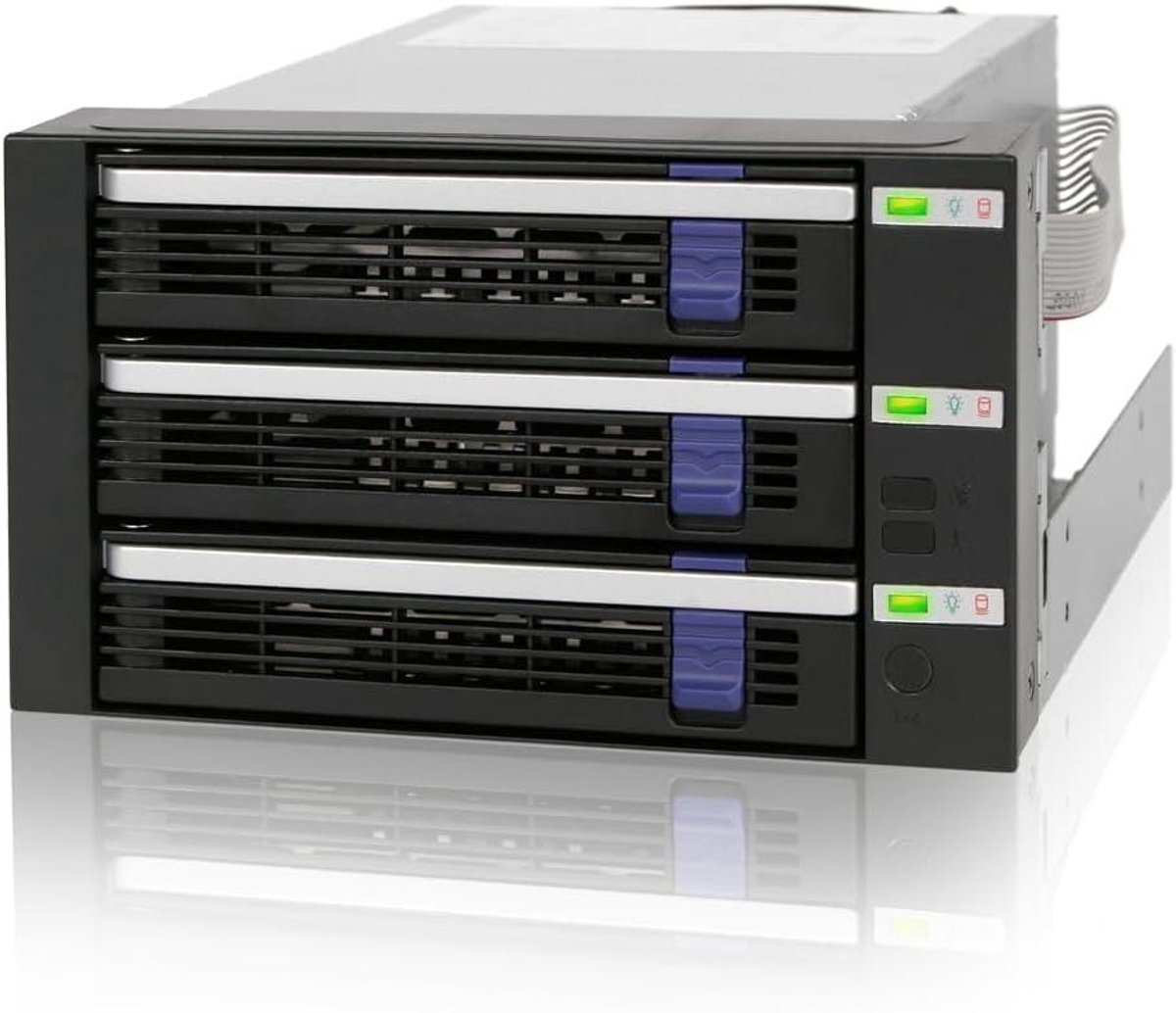 Wisselframe Harde Schijven - HDD Behuizing Hot Swap - Opslag Uitbreiden - 3x 35 inch in 2x 525 inch