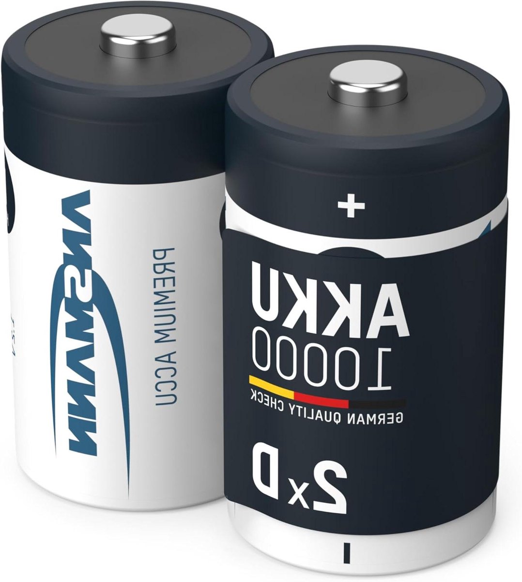 Oplaadbare Batterijen - Mono D Batterijen - Apparaten Voeden - MaxE Technologie - 10.000 mAh - Niet Van Toepassing