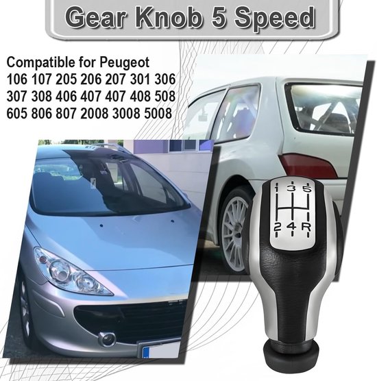 Versnellingsknop 5 versnellingen - Pookknop Schakelpook - Auto rijden verbeteren - Ergonomisch ontwerp - 4 x 2 x 2 cm — afbeelding 5
