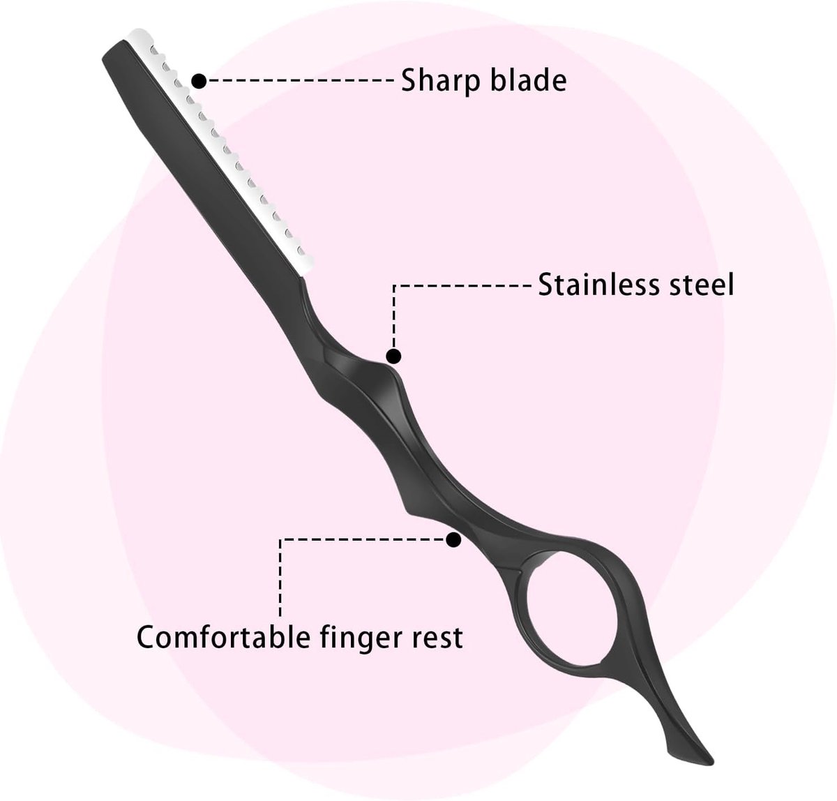 Haar snijden met vervangbare mesjes | RVS scheermes voor kappers en thuisgebruik | Professionele haarverzorging en styling