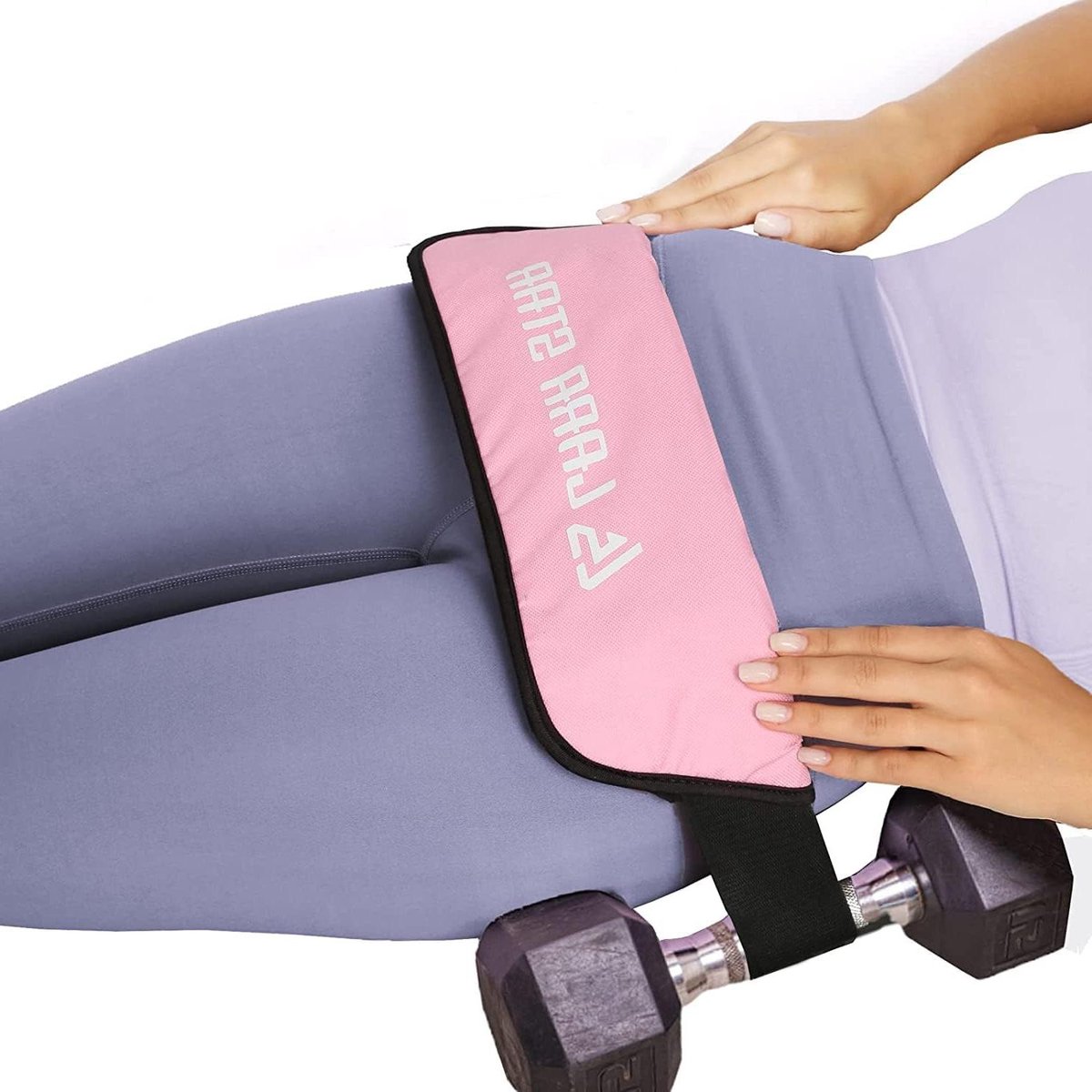 Hip Thrust Riem - Heupgordel Booty Belt - Glute Workout - Verstelbaar Klittenband - Niet gespecificeerd - Zwart