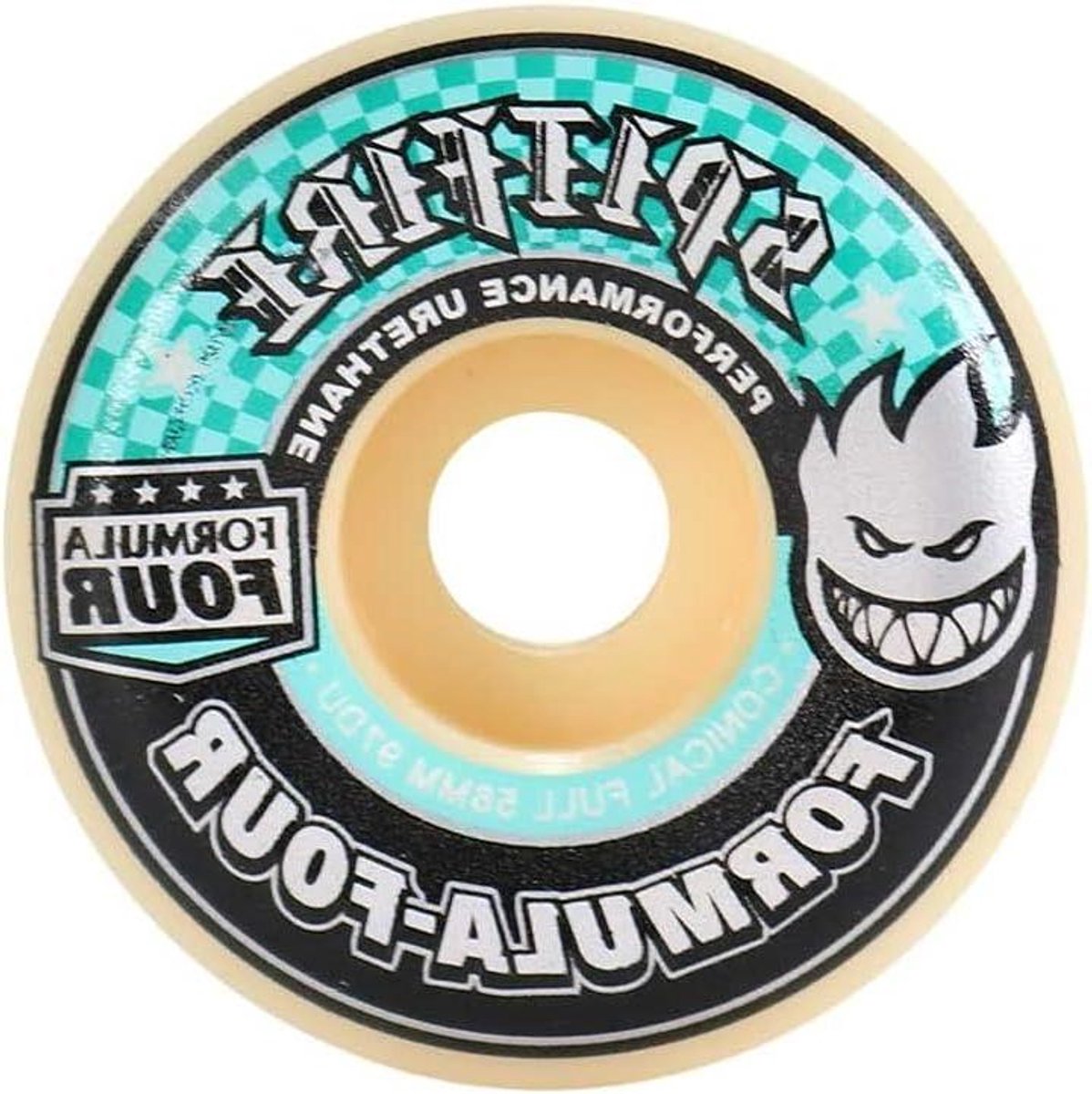 Skateboard Wielen Wielset Skateboard Skateboarden Conische Snit 56mm Naturel
