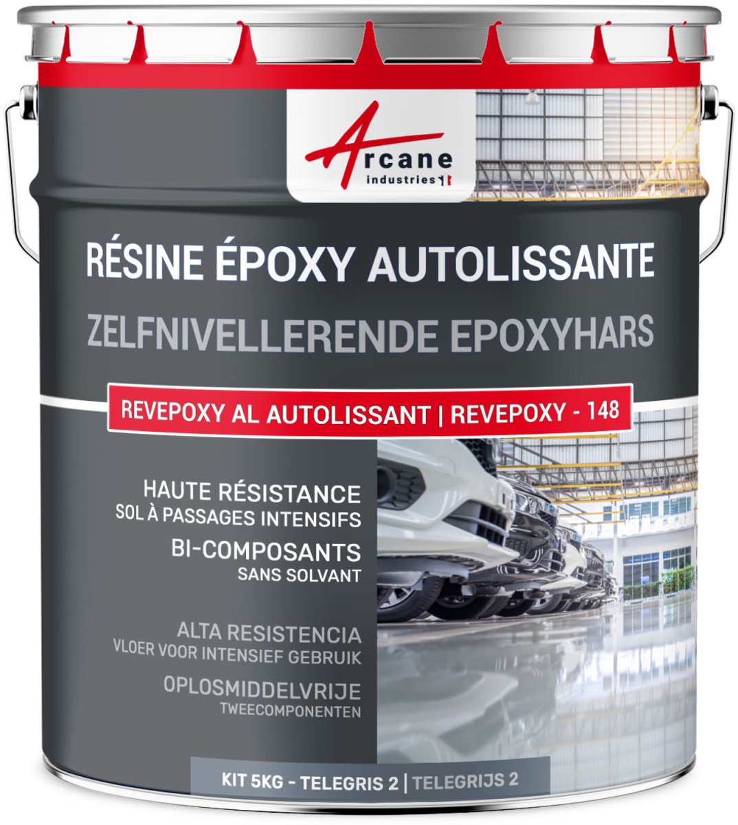 Epoxyhars Vloer, zelfnivellerend - REVEPOXY - 148