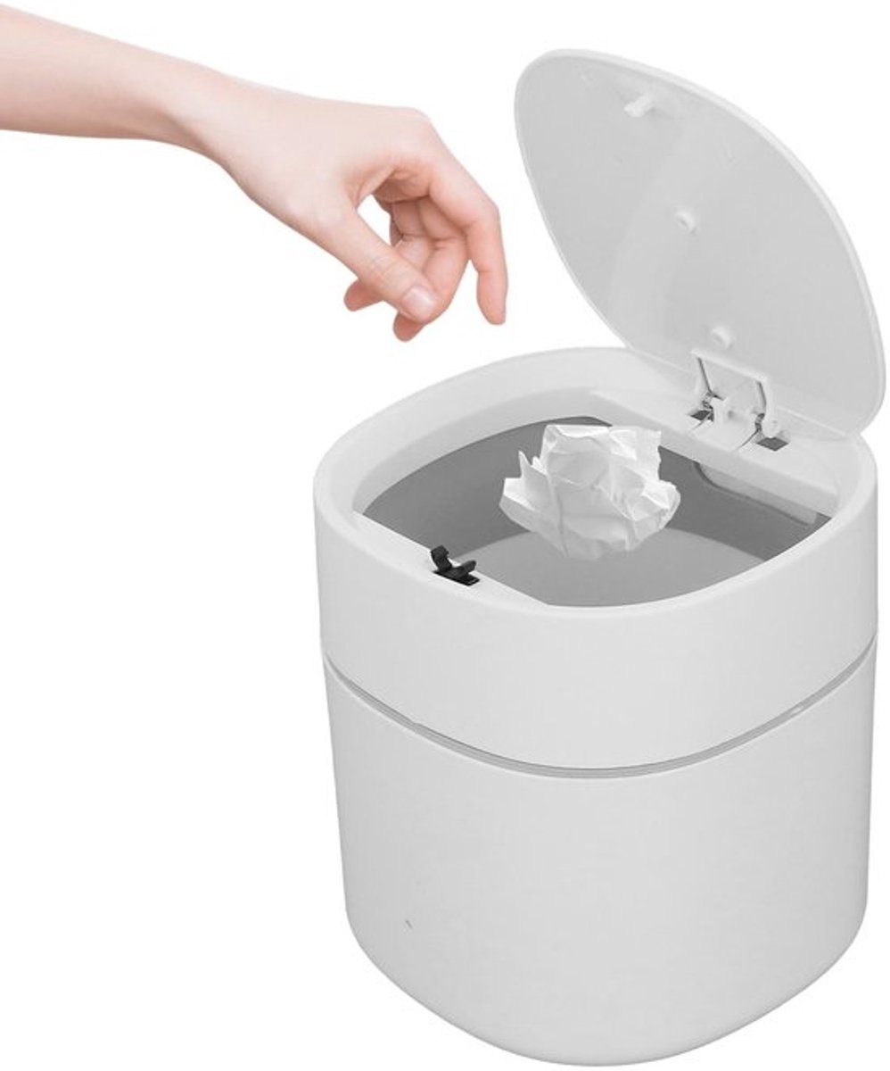 Dailygoody - Tafelafvalemmer - Mini-vuilnisemmer - Automatisch deksel