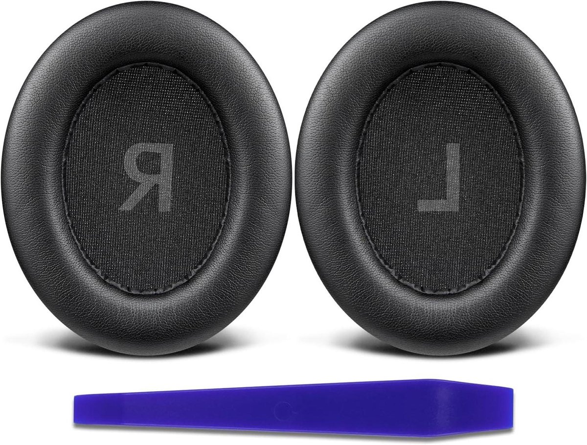 Vervangende Oorkussens - Earpads Hoesjes - Hoofdtelefoon Reparatie - Hoge Geluidsisolatie - 191 x 132 cm - Zwart