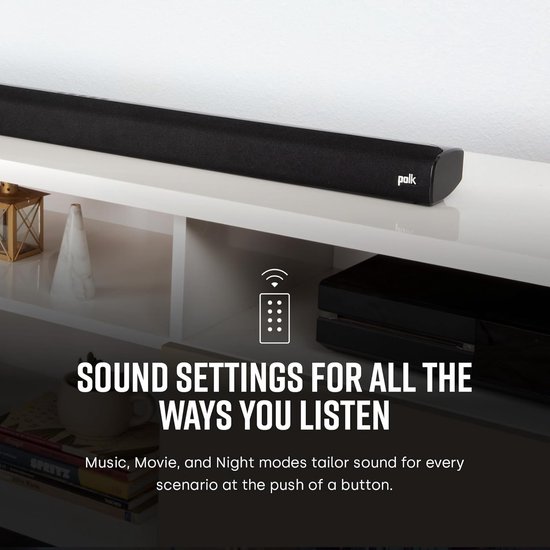 Tv Geluidsbalk - Home Cinema - Film Kijken - Helder Dialoog - Compact Ontwerp - Zwart — afbeelding 5