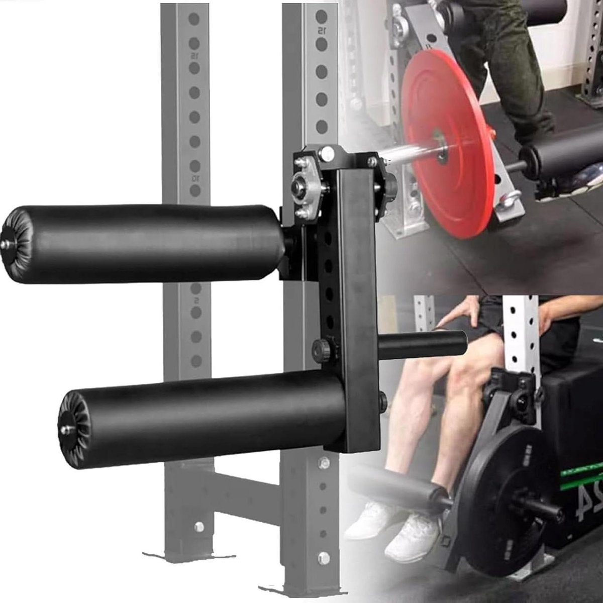 Beenmachine Bevestiging - Leg Curl Extension - Beenspieren Trainen - 8 Verstelbare Posities - Max. 150 kg - Zwart