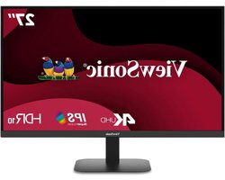 4K Monitor - Computer Scherm - Kantoor Werk - SuperClear IPS Paneel - 27 inch - Zwart