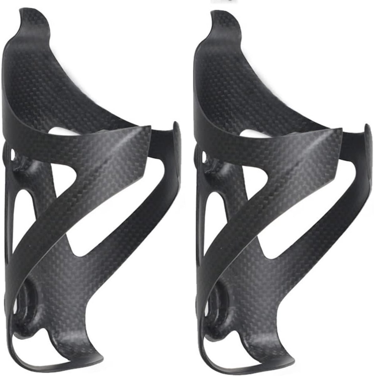 Flessenhouder, volledig carbon, waterfleshouder, lichte bekerhouder voor mountainbike, racefiets, mat