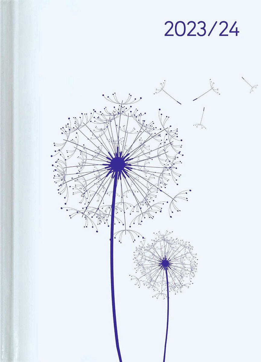 Blowballs - A5 Semester-Planer - Studenten-Kalender 2023/2024 - Notiz-Buch - Pusteblume - Weekly - Alpha Edition