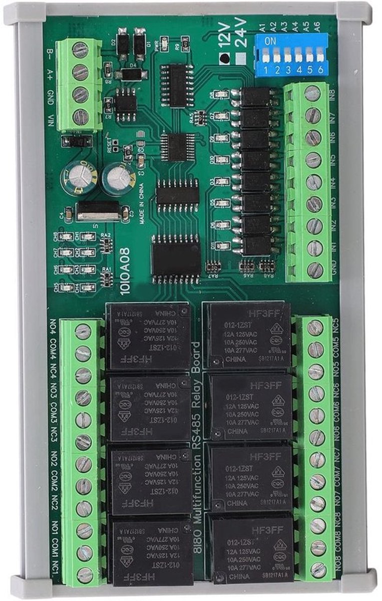 VT Goods - Relaismodule - 8-kanaals relaiskaart - Microcontroller