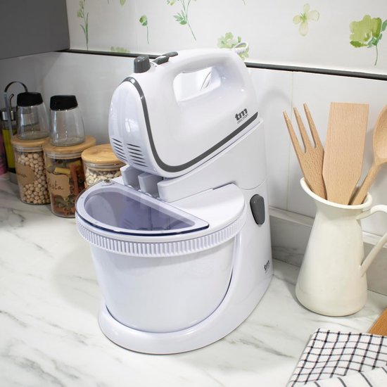 Krachtige Keukenmachine met 5 Snelheden en Turbofunctie - Wit van Merkloos — afbeelding 2