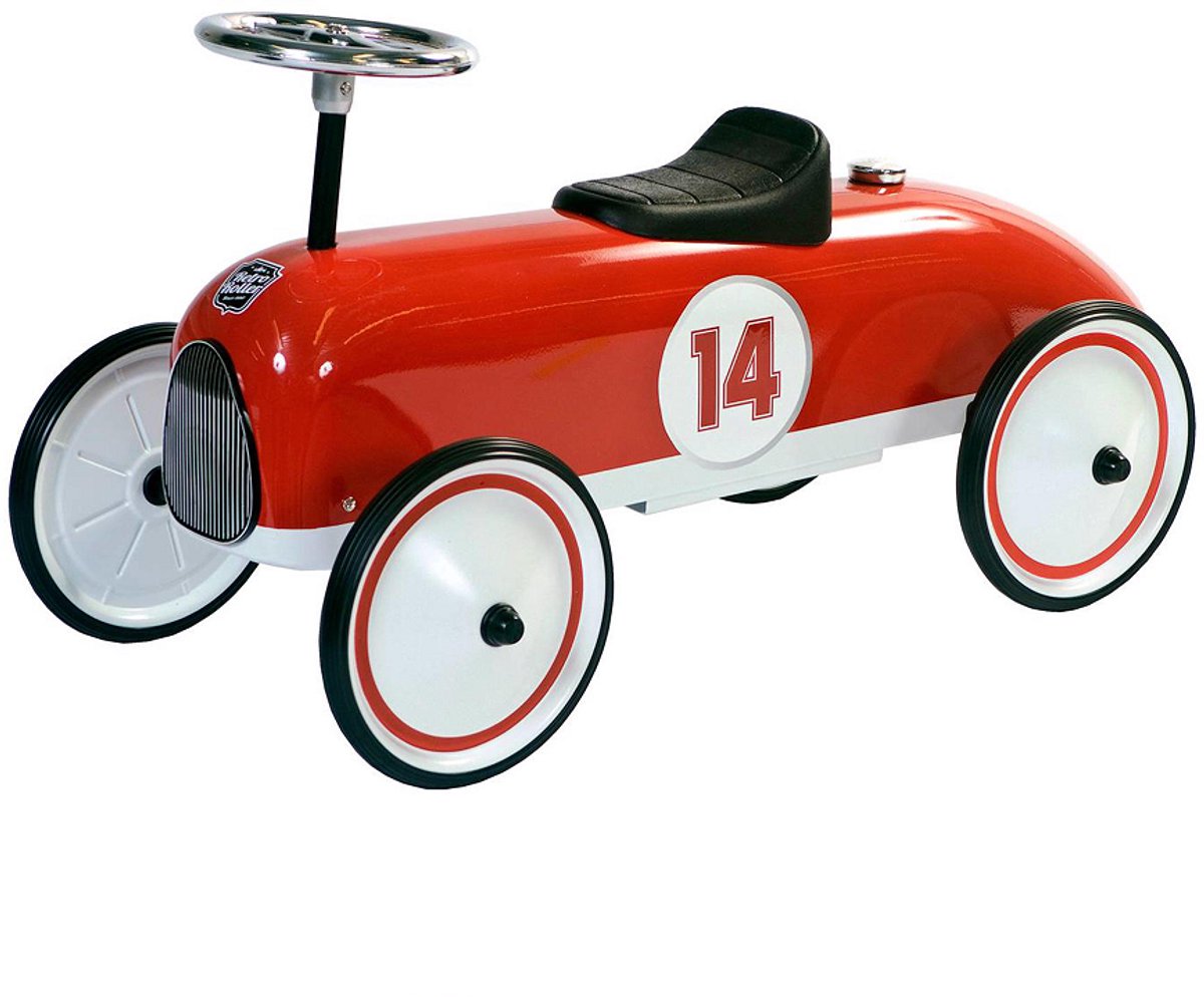 Vintage Auto - Rood 14 - 75 x 40 cm - Metaal