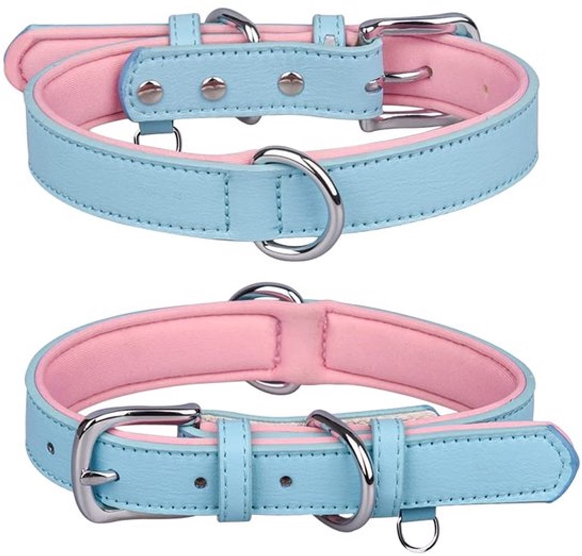 OmGoods - Dailygoody - Lederen Halsband - Verstelbare hondenhalsband