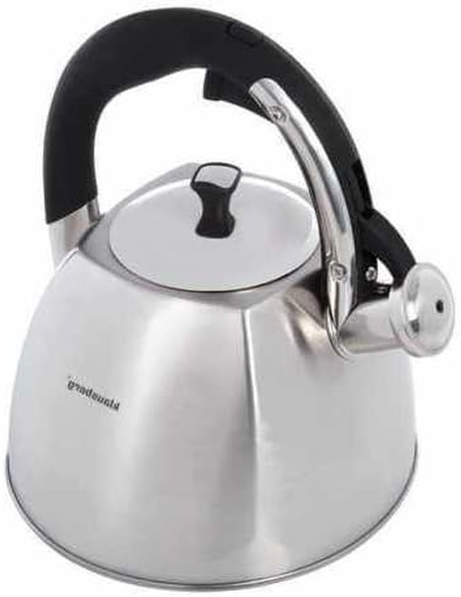Fluitketel - Waterketel - Water Koken - Alle Warmtebronnen - 3 Liter - Zilver