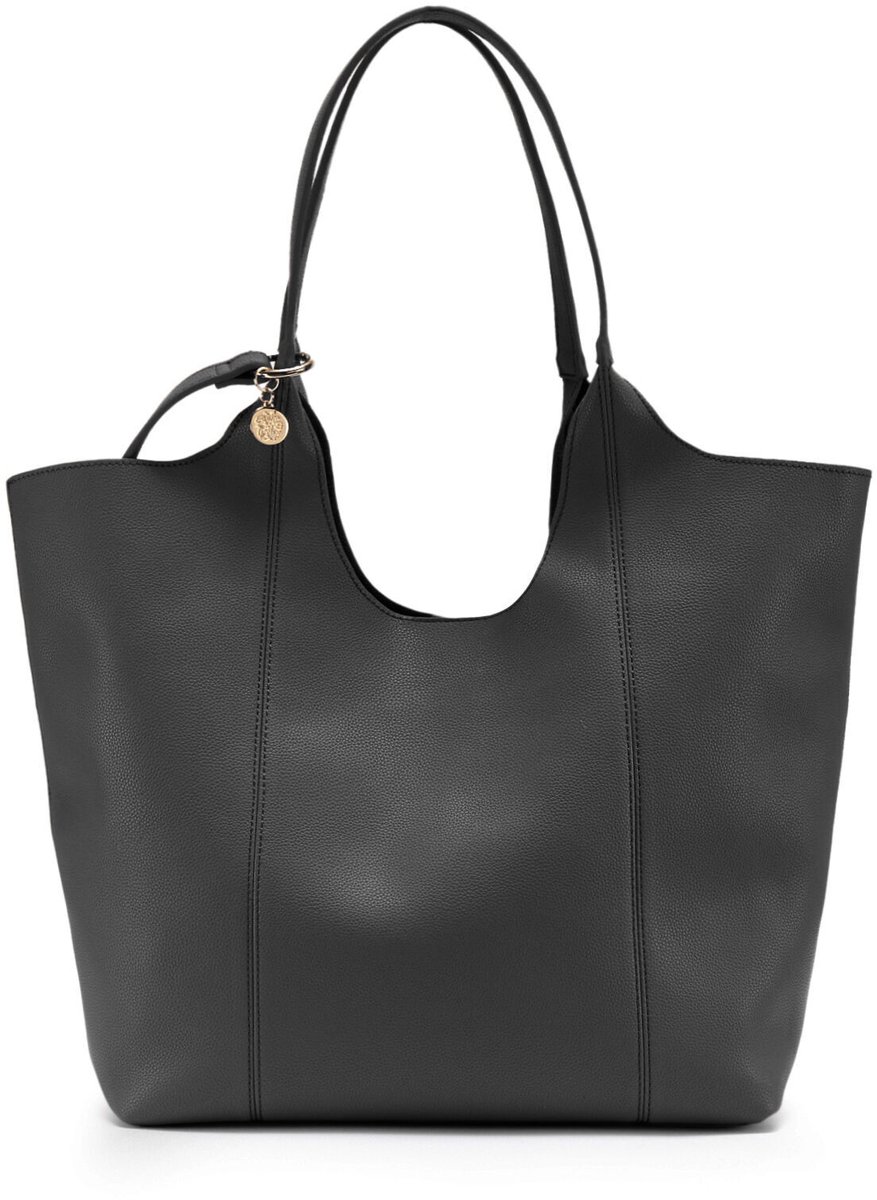 Apple of Eden Leren shopper met afneembaar etui en magnetische druksluiting.