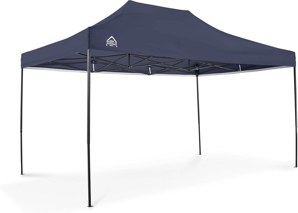 Pop-up paviljoen - Feesttent Tuin - Buitenactiviteiten Organiseren - Volledig Waterdicht Frame - 3 x 45 m - Marineblauw