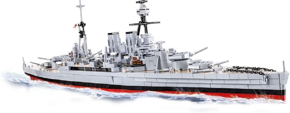 Historische Bouwset - Model Schip - Bouwvaardigheden Ontwikkelen - Gedetailleerd Model - Schaal 1:300 - Multicolor