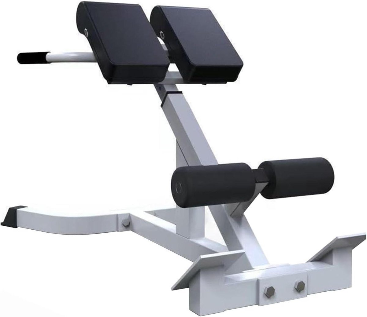 Romeinse Stoel - Fitnessbank Rug - Kracht Training - Opvouwbaar Ontwerp - Verstelbaar - Zwart