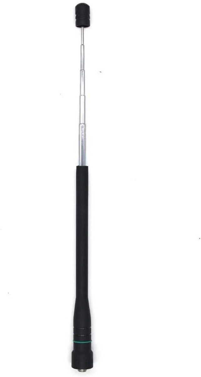 Draagbare Antenne - VHF UHF Antenne - Radio Communicatie - SMA Female Connector - 48 cm - Zwart
