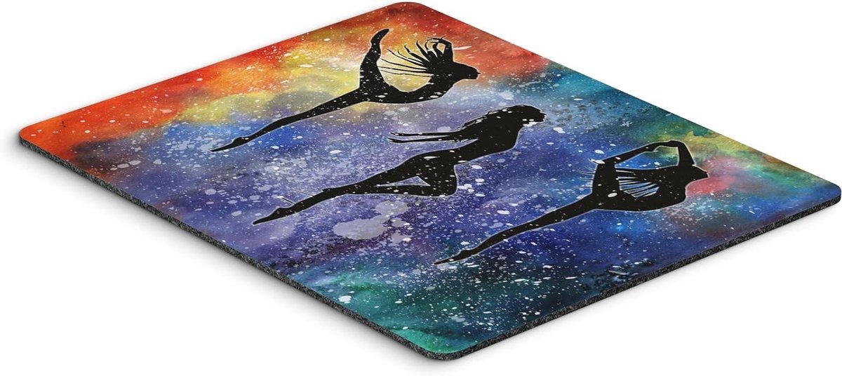 Muismat - Desk Artwork - Computer Gebruik - Uitstekende Tracking - 7.75x9.25 inch - Multicolor