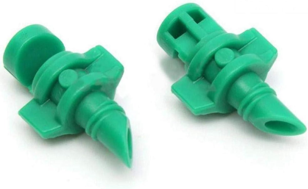 Verstuiving Nozzle - Mist Sprinkler - Tuin Bewatering - Met Connector - 50 stuks - Zwart