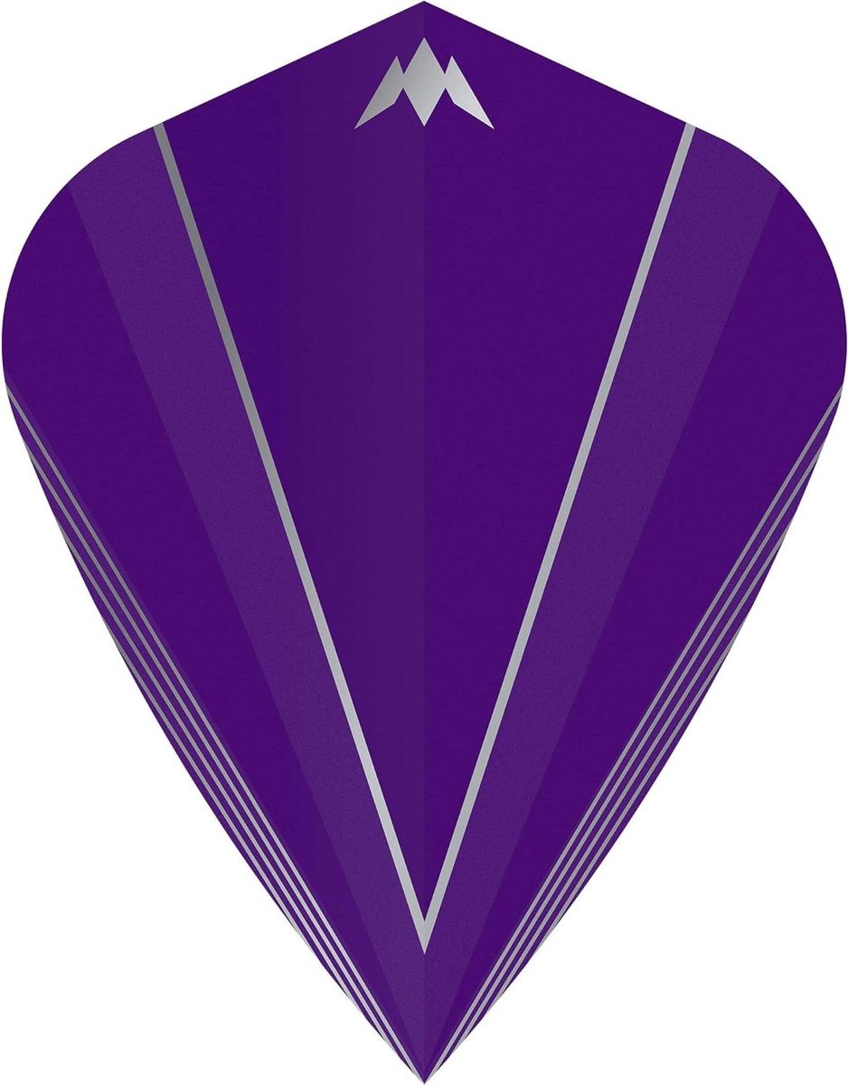 Dart Flights - Vleugels - Darts Spelen - 100 Micron - Set van 3 - Paars