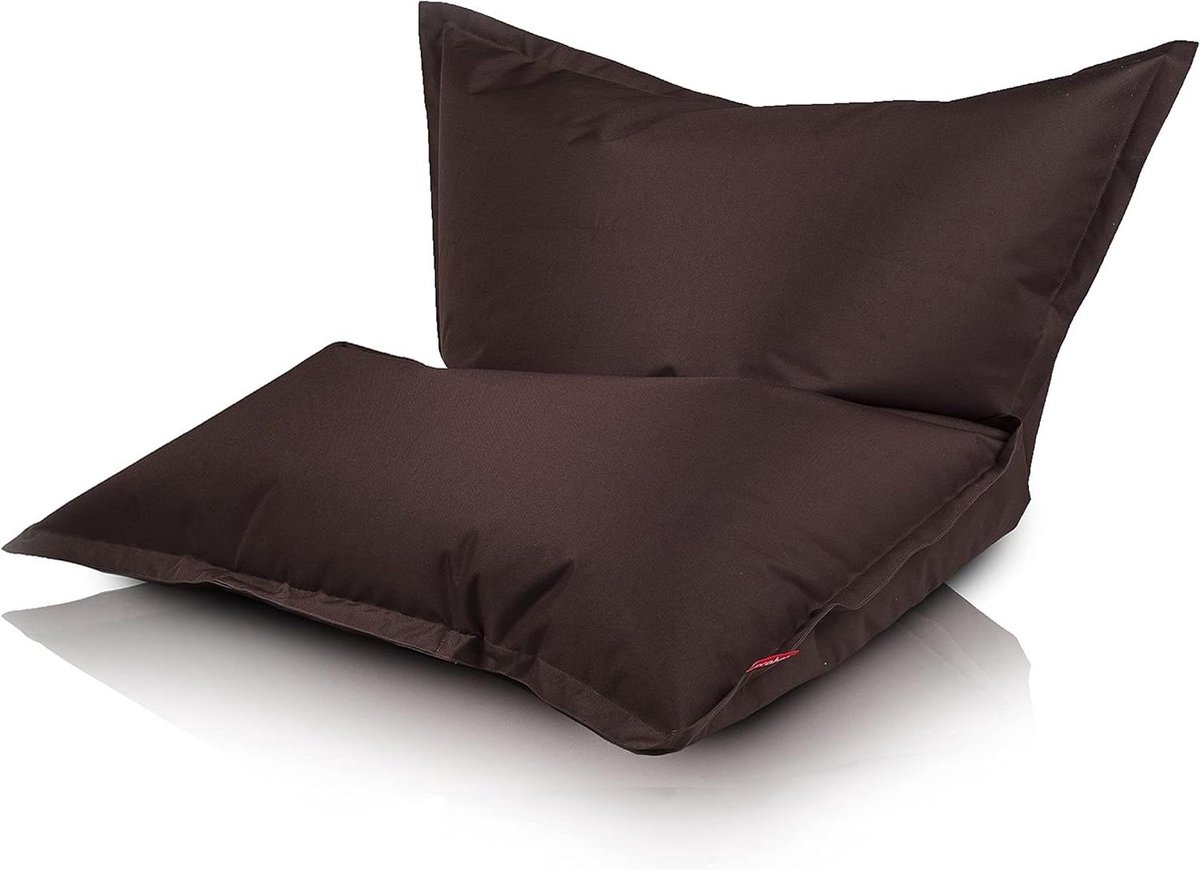 Zitzak Kinderen - Poef Kinderkamer - Ontspannen Zitten - Flexibele Vorm - 170x135 cm - Donkerbruin