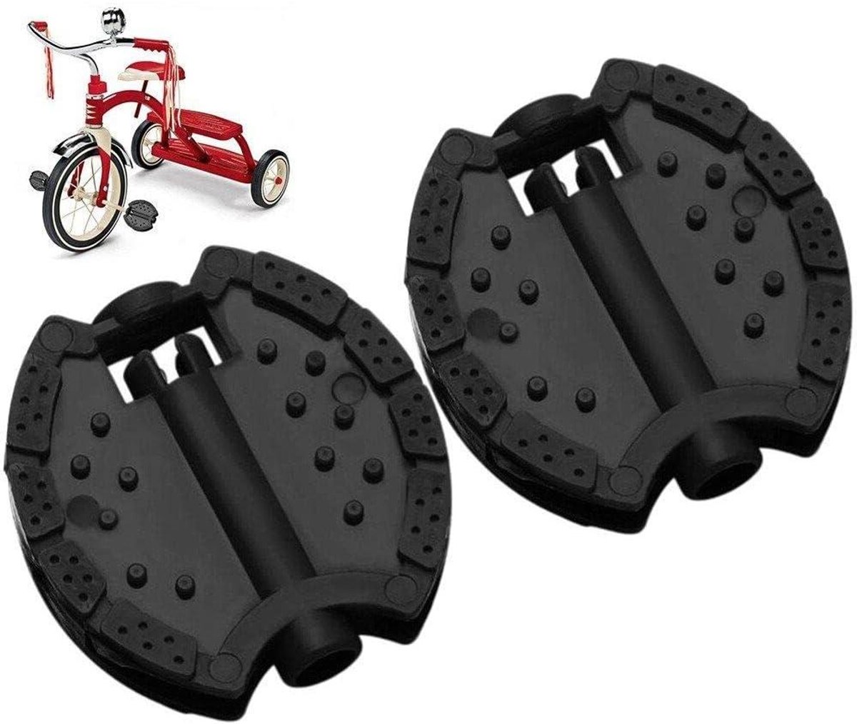 Fiets Pedaal Kinderen - Onderdeel Kinderfiets - Veilig Fietsen - Antislip Ontwerp - 6.5cm x 6.5cm - Zwart