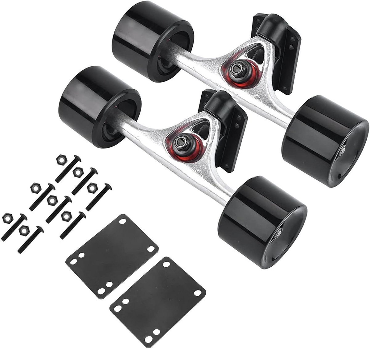 Skateboard Onderdelen Set Trucks Wielen Lagers Skateboard Reparatie ABEC-9 Lagers 70 x 51 mm