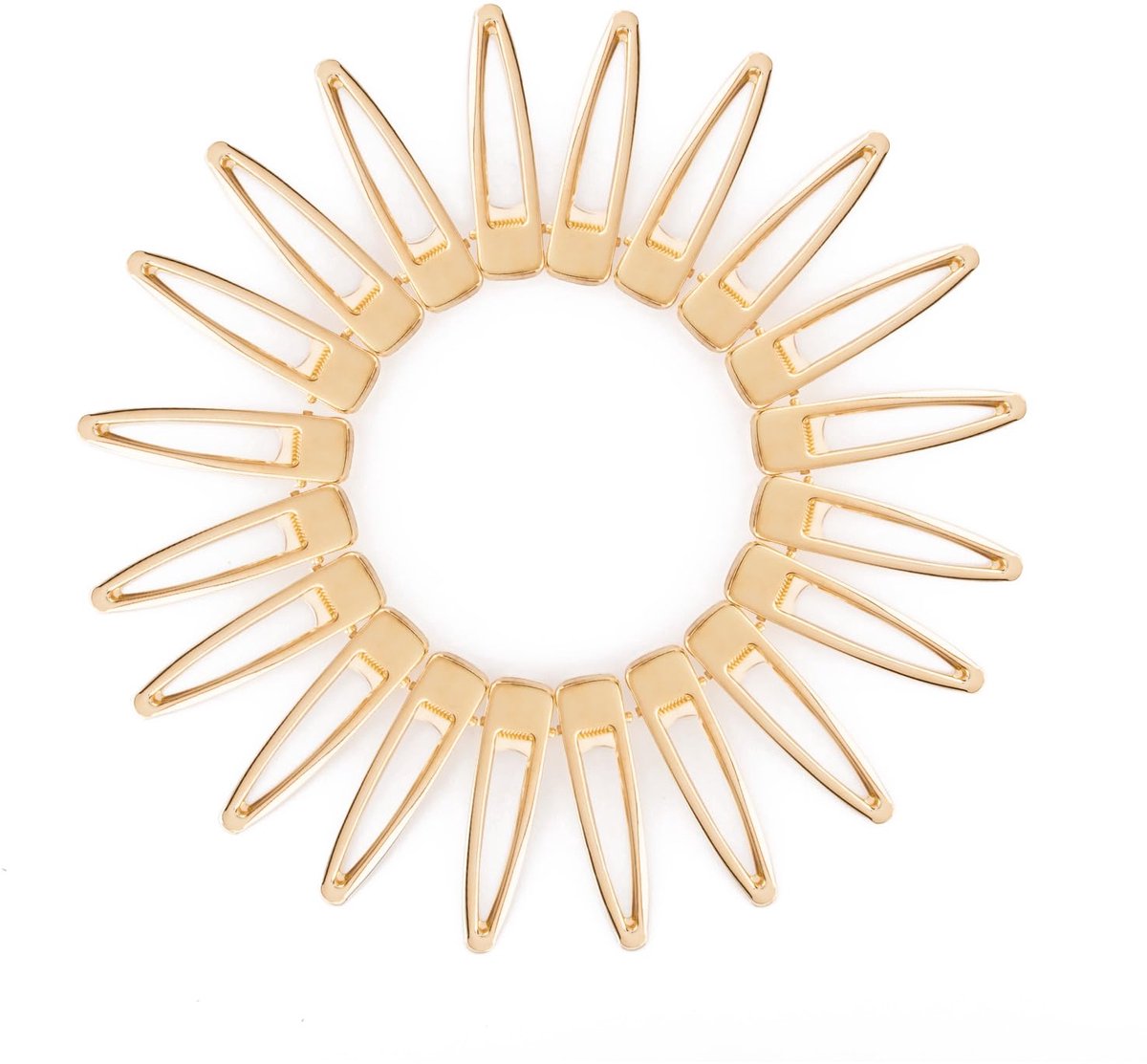 Haar Slide Clips Franse Haarspeldjes Krullend Haar, Kleine Metalen Haar Haarspeldjes 6.5Cm, Gouden Haar Clips Voor Bruiloft Gast, 65Mm Kleine Gouden Medium Haarspeldjes