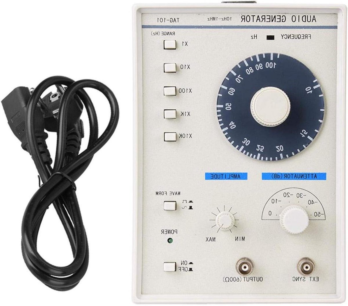 Signaal Generator - Frequentie Generator - Onderhoud Elektronica - Lage Vervorming - 10 Hz - 1 MHz - Grijs