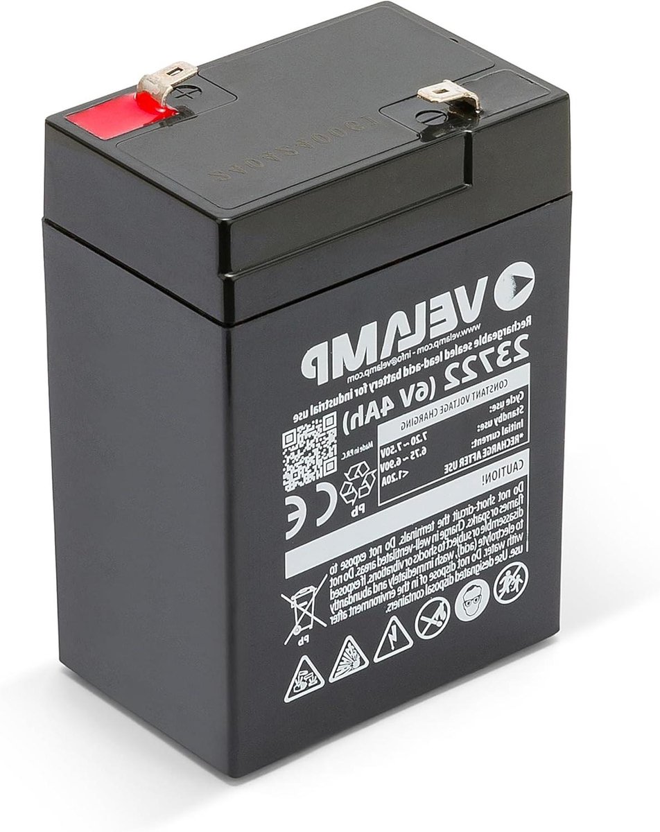 Oplaadbare Loodbatterij - Accu 6V - Back-up Systemen - AGM Technologie - 4Ah - Niet gespecificeerd