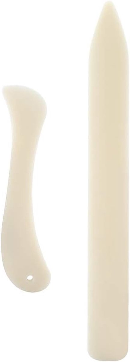 Papier Vouw Gereedschap - Bone Folder Set - Papier Ambachten Maken - Twee Verschillende Vormen - 205 x 24 cm