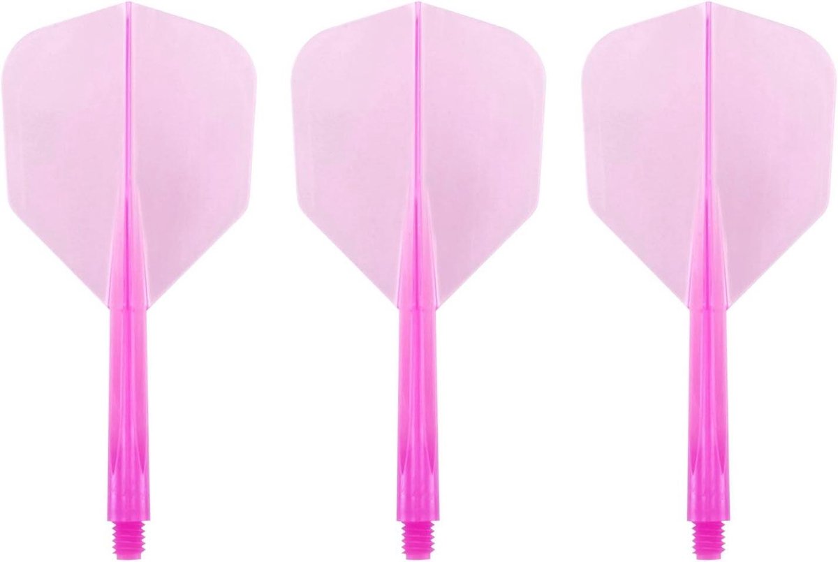 Dart Flights - Dart Accessoire - Darts Spelen - Geïntegreerde Vlucht - Medium - Roze