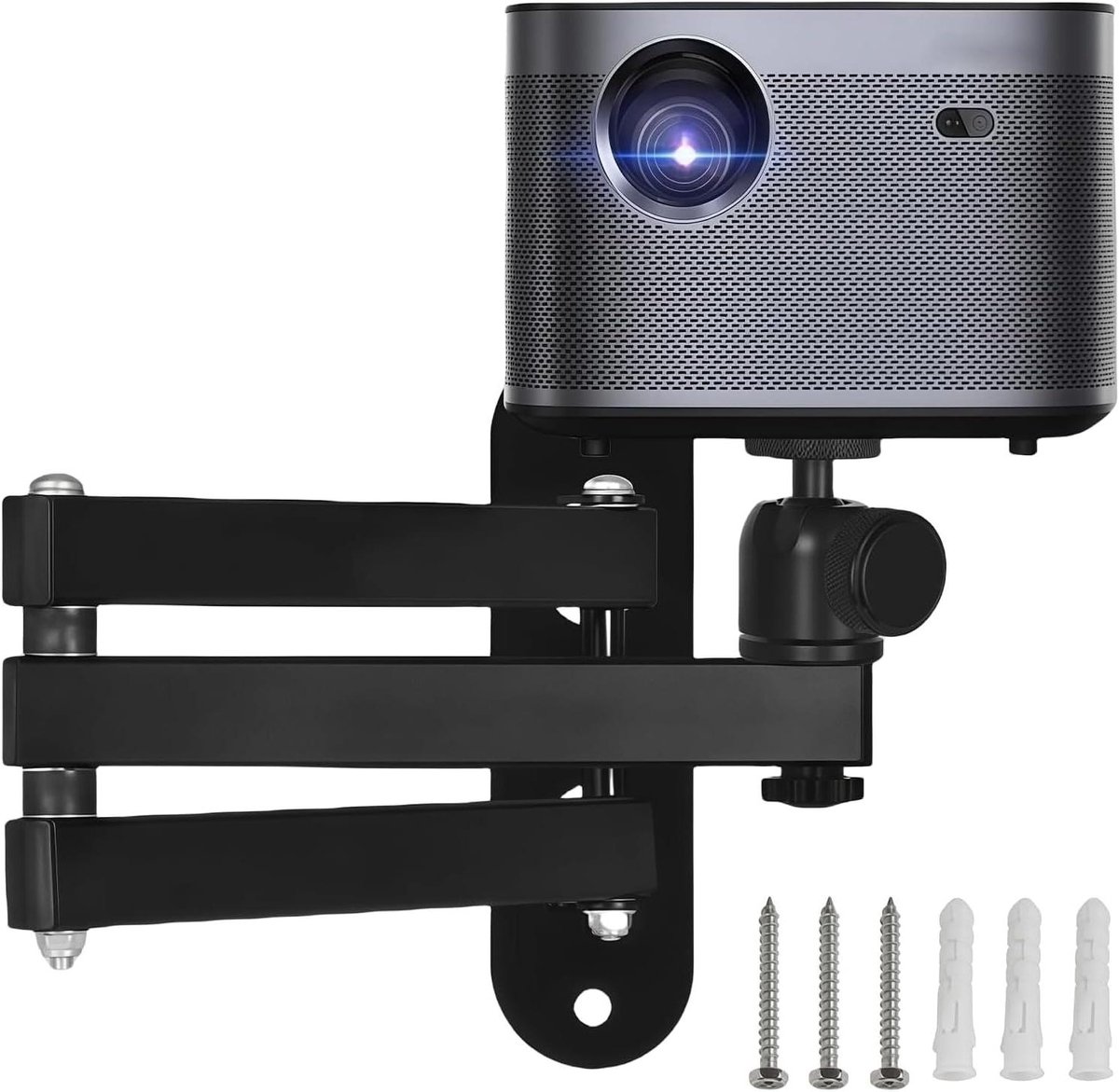 Projector Mount - Projector Houder - Home Cinema - 360 Graden Draaibaar - 40 cm Uitschuifbaar - Zwart