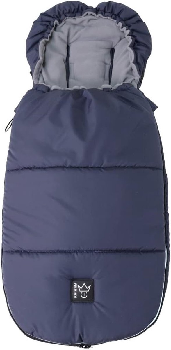 Voetenzak Kinderwagen - Babyzak Omhulling - Warm Houden Baby - Universeel Geschikt - 105 x 45 cm - Blauw
