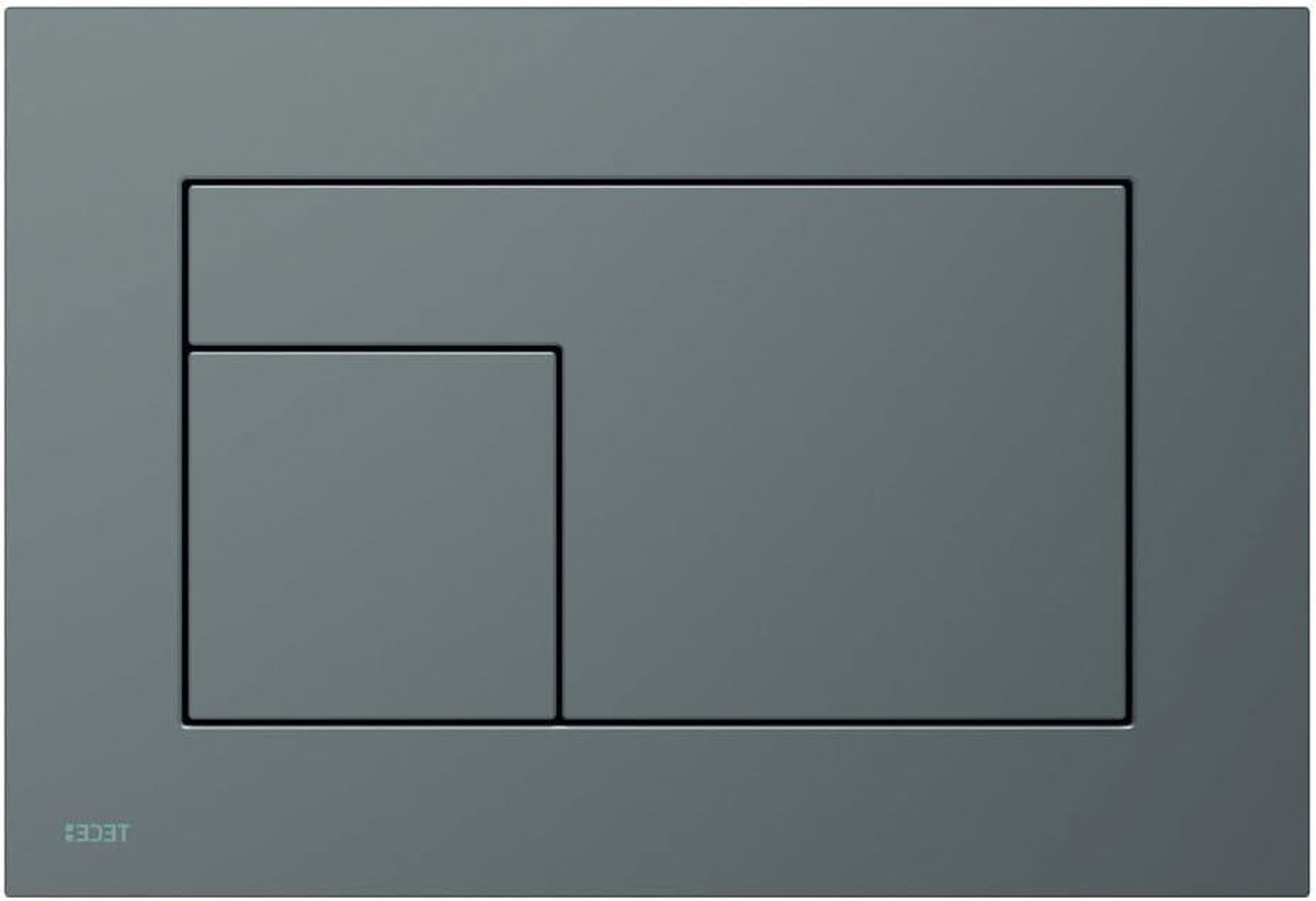 WC Bedieningsplaat - Drukplaat Toilet - Badkamer Afwerking - Zeer Vlak - 220x150mm - Antraciet