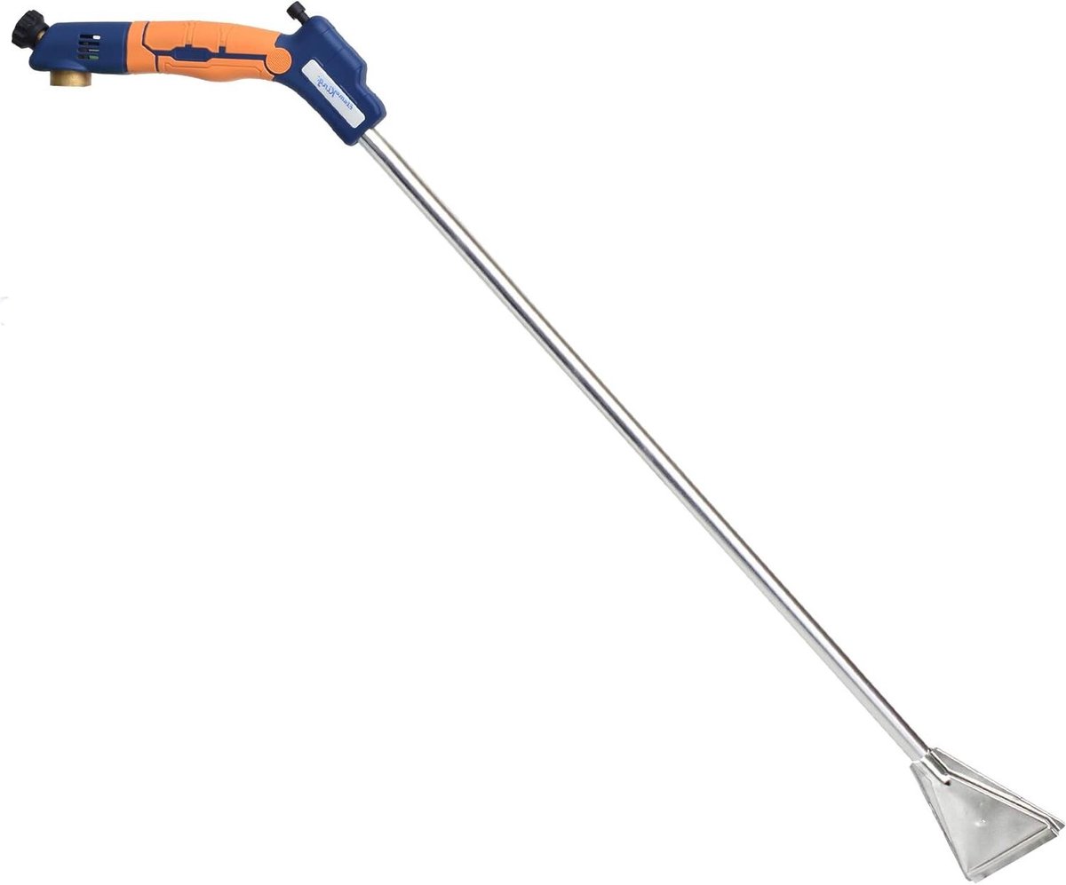 Onkruidbrander Propaan - Onkruid fakkel Gasbrander - Onkruid Verwijderen - Zelfontstekend - 965 cm - Zilver/Blauw