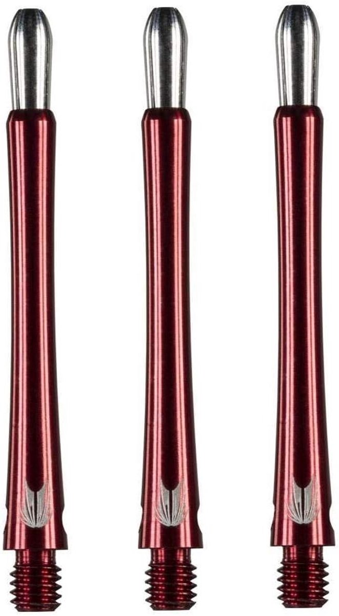 Aluminium Dartshaft - Dart Accessoire - Darten Verbeteren - Verwisselbare Top - 348 mm - Zilver