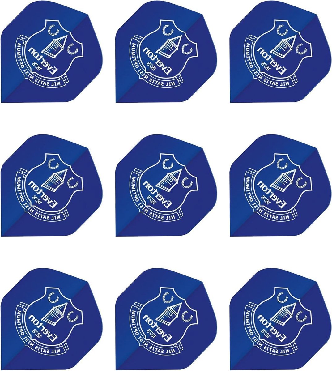 Dart Flights - Vliegers - Darten - Everton Club Design - Standaard - Blauw