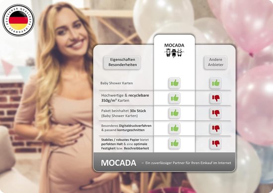 Babyshower Raadspel Kaarten - Baby Party Spel - Voorspellingen Invullen - Liefdevol Ontworpen - 30 Stuks A6 - Meerdere Kleuren — afbeelding 3