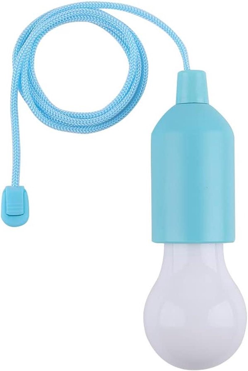 Trekkoord Lamp - LED Opknoping - Feest Verlichting - Batterij Werkt - 160mm Hoog - Diverse Kleuren