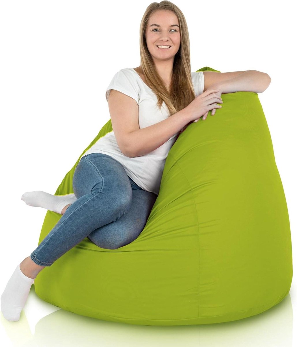 Zitzak XXL - Beanbag Grote Stoel - Ontspannen Buiten - Waterdichte Nylon Hoes - 100 x 100 x 130 cm