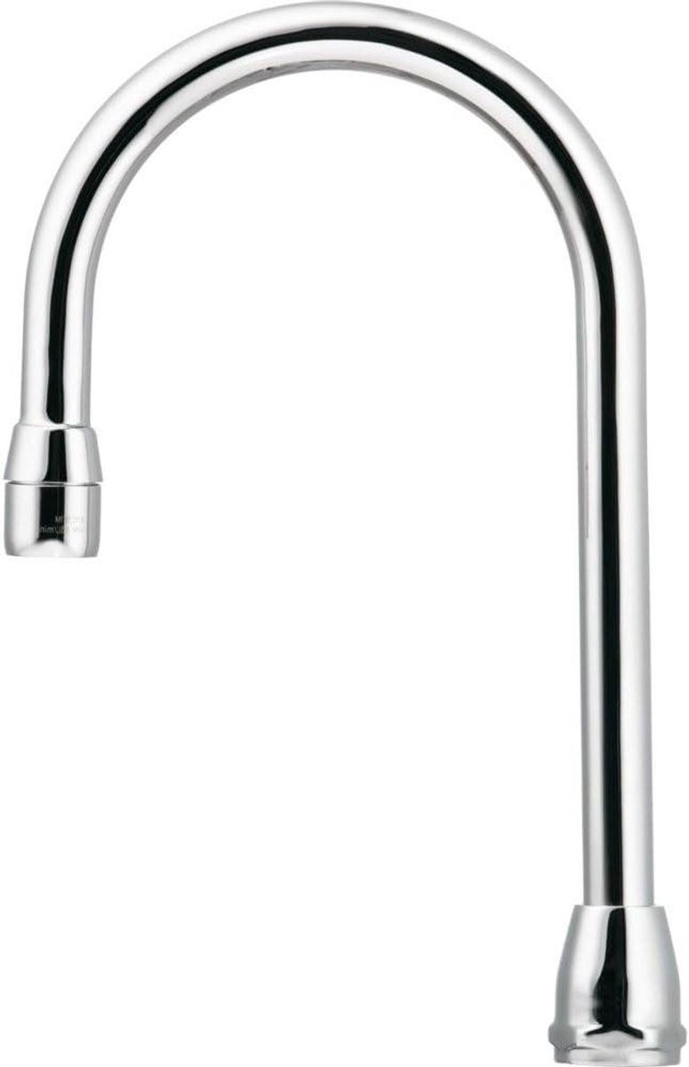 Zwanenhals uitloop - Kraanonderdeel - Keukenverbouwing - Dekmontage - 3-5/8 inch bereik - Chroom