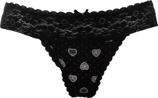 YWZAO Anale Plug Onderbroek String Kant Vrouwelijk Wit N11 (Combinatie B, inch: 26-30